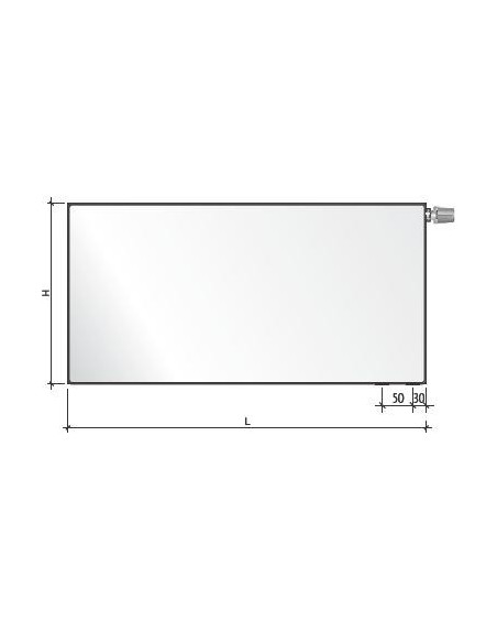 Purmo plan ventil compact FCV21s 200x600 F0A210206011300