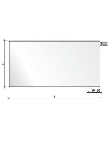 Purmo plan ventil compact FCV21s 200x600 F0A210206011300