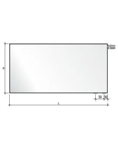 Purmo plan ventil compact FCV21s 200x600 F0A210206011300