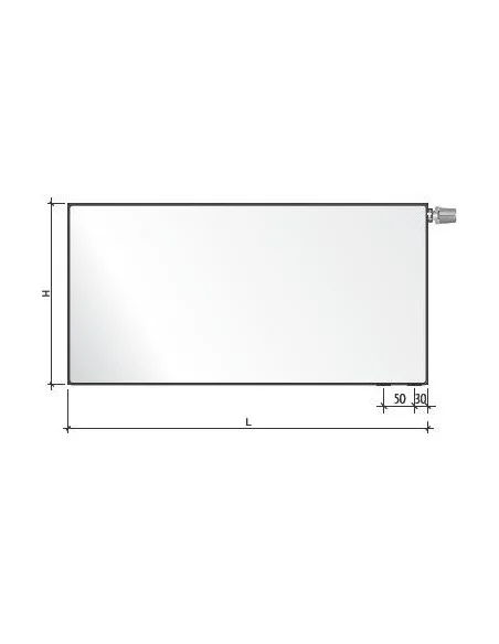 Purmo plan ventil compact FCV21s 200x600 F0A210206011300