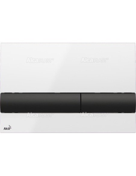 Przycisk sterujący do systemów podtynkowych Alcaplast M1718 czarny