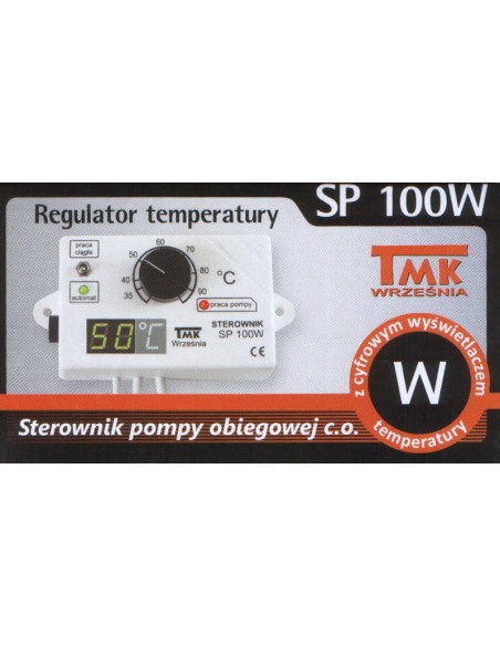 REGULATOR TEMPERATURY STEROWNIK SP 100 DO POMPY TMK WRZEŚNIA