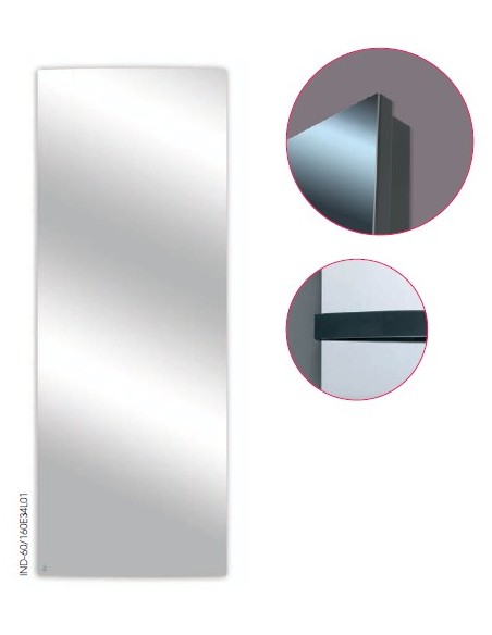 Grzejnik Instal Projekt Indivi 380x1200 IND-40/120E34L01 lustro srebrne