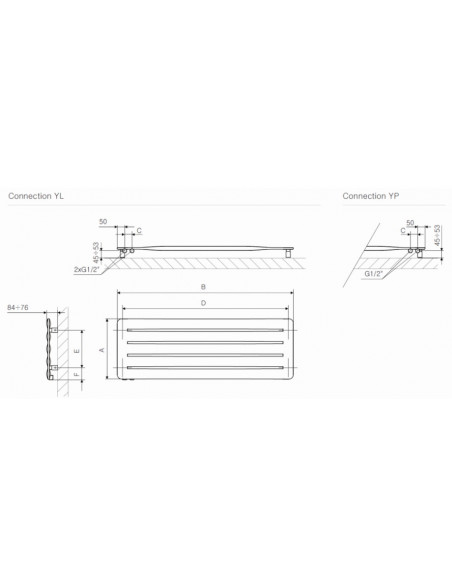 Terma Technologie Aero Horizontal 325x900 grzejnik dekoracyjny WGARH032090