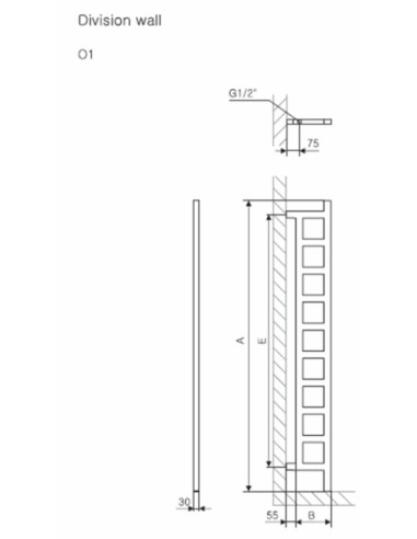 Terma Technologie Easy DW 1660x200 WGEDW166020