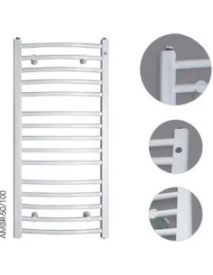 Grzejnik łazienkowy Instal Projekt Ambra R 500x682 AMBR-50.70