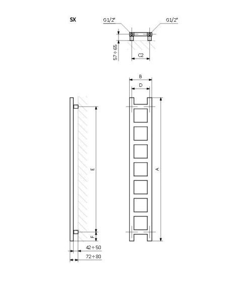 Terma Technologie Easy 640x200 grzejnik WGEAS064020