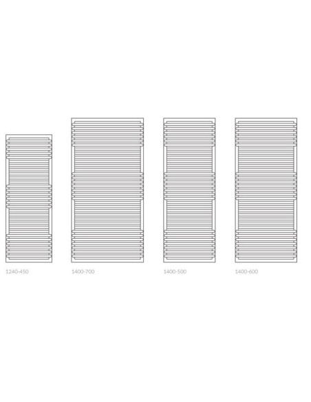 Terma terchnologie POC 2 grzejnik łazienkowy 600x450 WGZUL 060045 