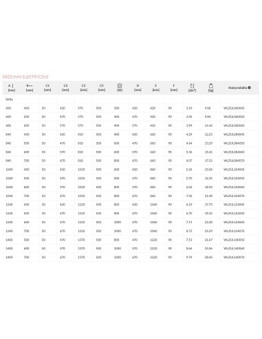 Terma terchnologie POC 2 grzejnik łazienkowy 600x450 WGZUL 060045 