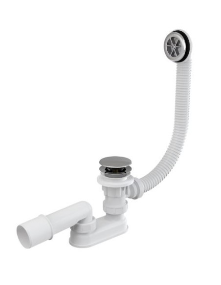 Alcaplast Syfon wannowy z korkiem click/clack chrom A505CRM
