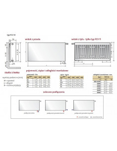 Grzejnik Purmo Plan Ventil Compact FCV33 300X400 F0A333004011300 2