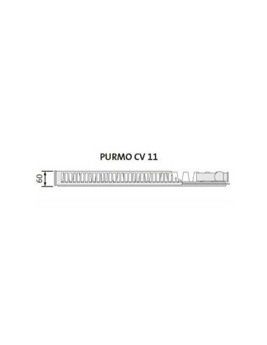 Grzejnik płytowy Purmo Ventil Compact CV11 300 x 400 F07110304010300