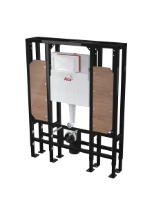 Alcaplast Solomodul– Podtynkowy system instalacyjny do suchej zabudowy (wolno stojący) - dla osób niepełnosprawnych AM116/1300H