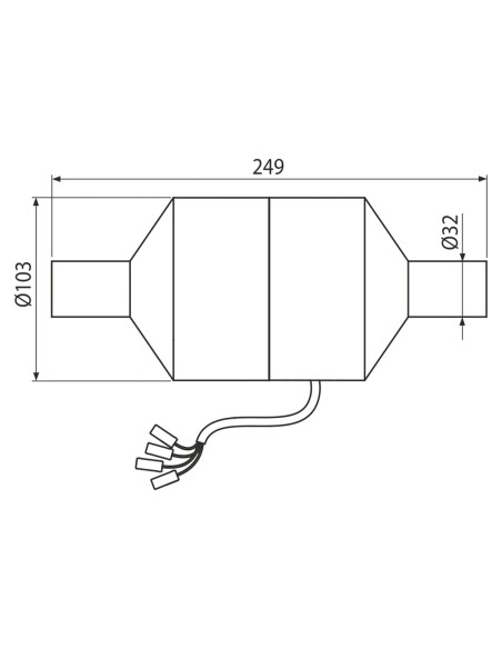Wentylator do instalacji podtynkowych z wentylacją P128