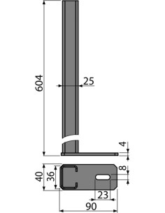 Alcaplast Przedłużone nogi do systemów podtynkowych P118 2