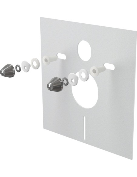 Alcaplast Podkładka pod muszlę wiszącą i bidet z dodatkami (chrom) M930CR