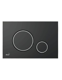 Alcaplast THIN Przycisk sterujący do systemów podtynkowych (czarny-mat/chrom-połysk) M778