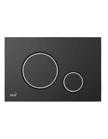 Alcaplast THIN Przycisk sterujący do systemów podtynkowych (czarny-mat/chrom-połysk) M778