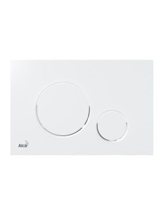 Alcaplast THIN Przycisk sterujący do systemów podtynkowych (biały-połysk) M670