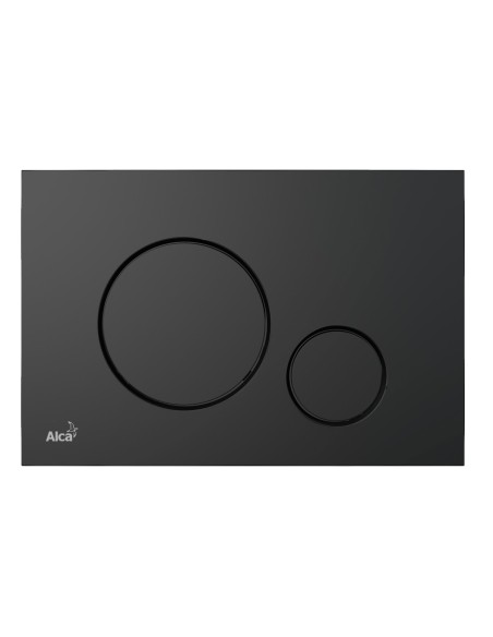 Alcaplast THIN Przycisk sterujący do systemów podtynkowych (czarny-mat) M678