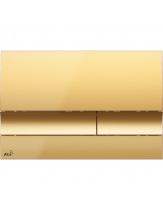 Przycisk sterujący do systemów podtynkowych Alcaplast (złoty-połysk) M1725