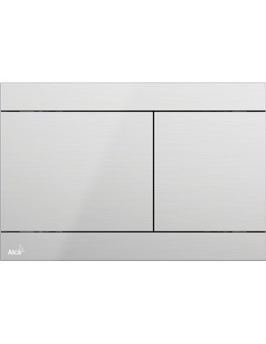 Przycisk sterujący do systemów podtynkowych Alcaplast (stal nierdzewna-półmat) FUN-INOX 