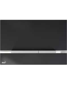 Alcaplast Przycisk sterujący do systemów podtynkowych (szkło-czarny) STRIPE-GL1204