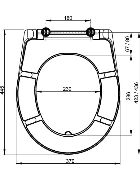 Alcaplast Deska sedesowa Duroplast A601