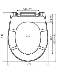 Alcaplast Deska sedesowa wolnoopadająca Softclose A64 2
