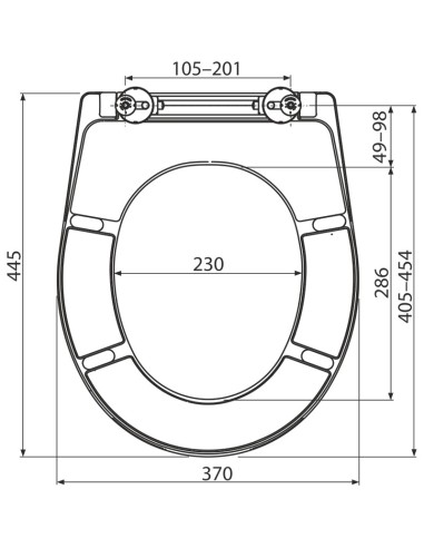 Alcaplast Deska sedesowa wolnoopadająca Softclose A604