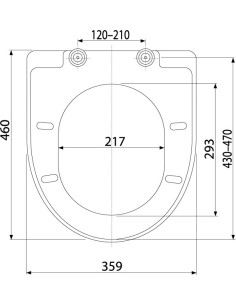 Alcaplast Deska sedesowa wolnoopadająca Softclose A67 2