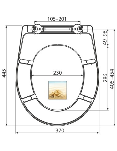 Alcaplast Deska sedesowa wolnoopadająca Softclose, duroplast  A604 SHELL