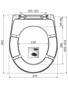 Alcaplast Deska sedesowa wolnoopadająca Softclose, duroplast  A604 ZEN 2