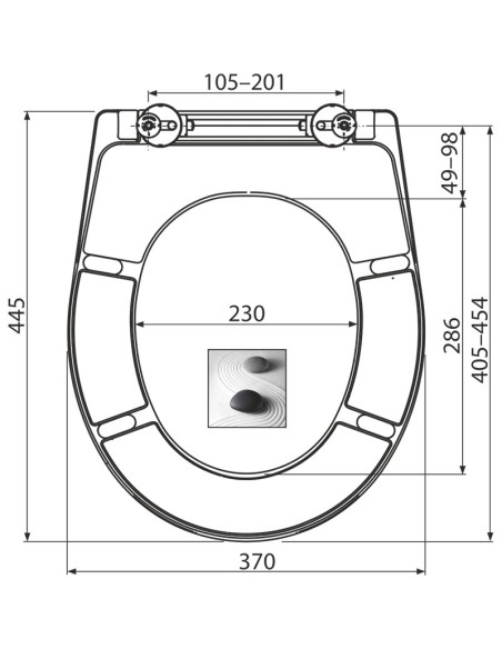 Alcaplast Deska sedesowa wolnoopadająca Softclose, duroplast  A604 ZEN