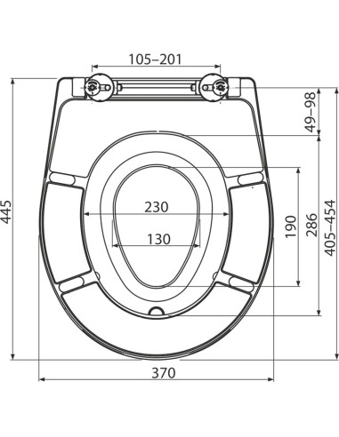 Alcaplast Deska sedesowa wolnoopadająca Softclose ze zintegrowaną wkładką, duroplast  A606