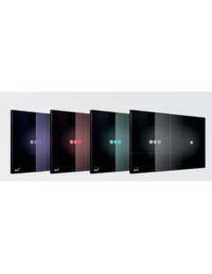 Alcaplast Przycisk sterujący do systemów podtynkowych  z podświtlaniem (szkło-czarny) NIGHT LIGHT-3 2