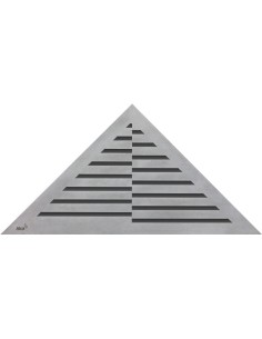 Alcaplast Ruszt do odwodnienia narożnego (Stal nierdzewna mat) TIME