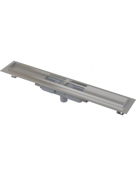 Alcaplast Odwodnienie liniowe z obramowaniem dla rusztu perforowanego,odpływ pionowy APZ1101 Low-650