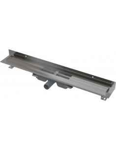 Alcaplast Wall - Odpływ podłogowy z obramowaniem do rusztu pełnego i kołnierzem przymocowanym do ściany APZ16-850