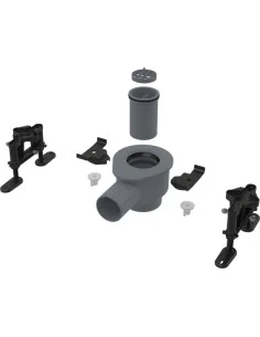 Alcaplast Syfon obniżony DN50 oraz zestaw regulowanych nóżek APZ-S9