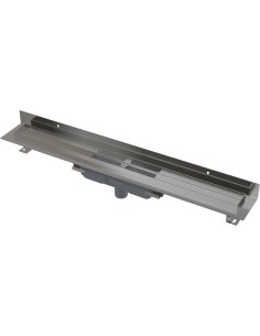 Alcaplast Wall - Odpływ podłogowy do rusztu pełnego z kołnierzem przymocowanym do ściany, odpływ pionowy APZ1016-1150