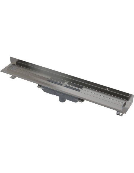 Alcaplast Wall - Odpływ podłogowy do rusztu pełnego z kołnierzem przymocowanym do ściany, odpływ pionowy APZ1016-1150