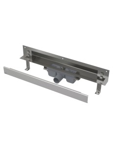 Alcaplast Spa - System odpływowy do zabudowy w ścianie (Stal nierdzewna połysk) APZ5-EDEN-750 2