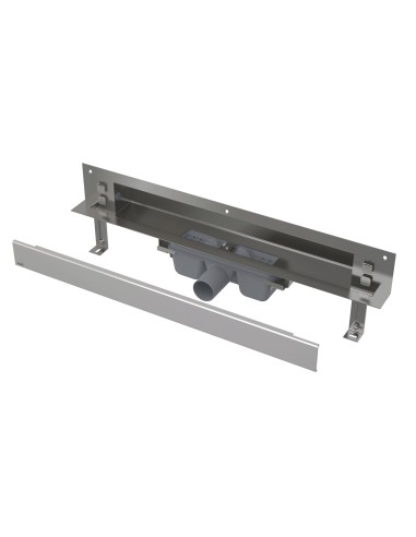 Alcaplast Spa - System odpływowy do zabudowy w ścianie (Stal nierdzewna połysk) APZ5-EDEN-750