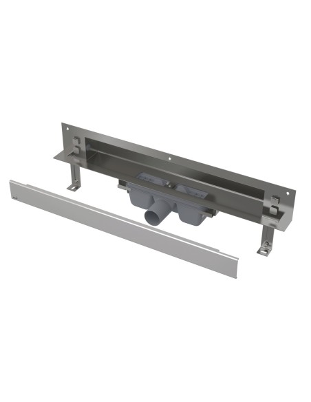 Alcaplast Spa - System odpływowy do zabudowy w ścianie (Stal nierdzewna połysk) APZ5-EDEN-850