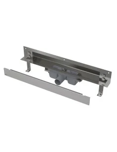 Alcaplast Spa - System odpływowy do zabudowy w ścianie (Stal nierdzewna mat) APZ5-SHADE-650 2