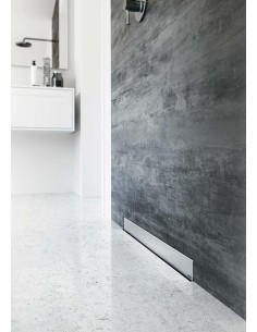 Alcaplast Spa - System odpływowy do zabudowy w ścianie (Stal nierdzewna mat) APZ5-SHADE-950