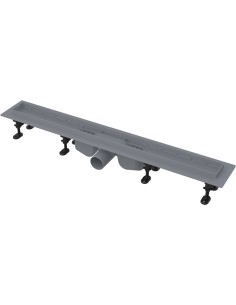 ALCAPLAST Optimal - Odpływ podłogowy z nierdzewnym obramowaniem do rusztu perforowanego lub wypełnienia płytką, APZ22-850