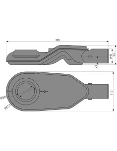 Alcaplast Pasek hydroizolacyjny - dłogość 1200 mm AHP80 2