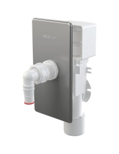 Alcaplast Syfon pralkowy podtynkowy z napowietrzaczem, nierdzewny DN40 i DN50, APS3P